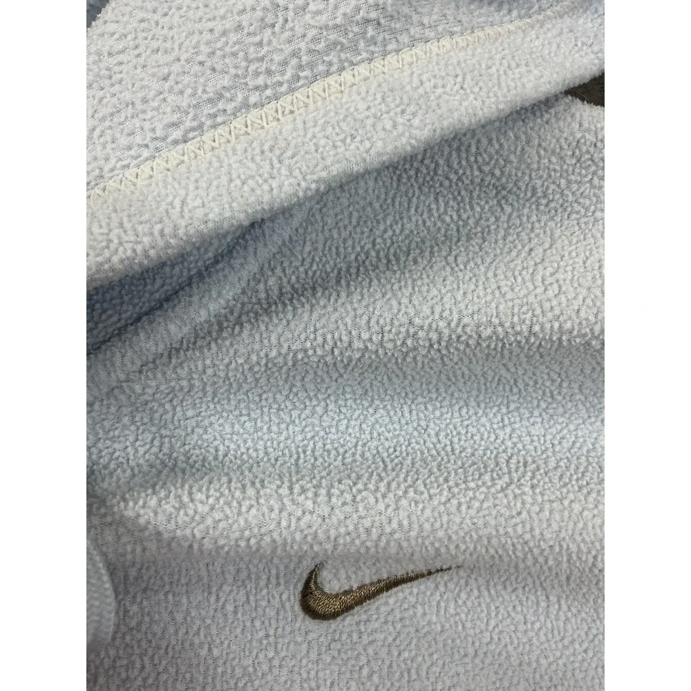 Nike Hoodie Mens XL Blue Pullover Fleece Hooded Drawstring Logo Embroidered